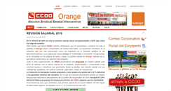 Desktop Screenshot of ccoo-orange.es