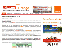 Tablet Screenshot of ccoo-orange.es